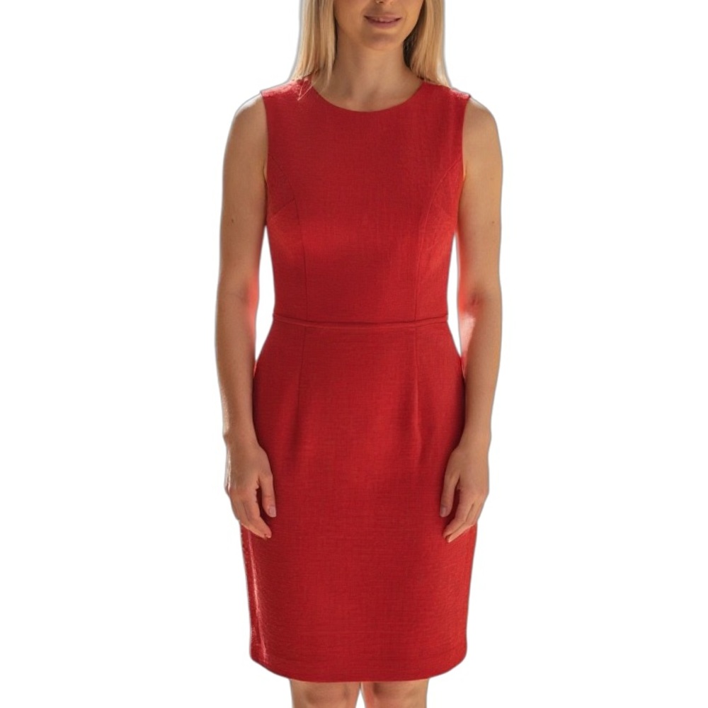 Banana Republic Red Textured Bodycon Dress Size 0